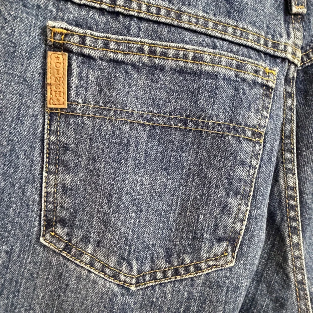 Cinch Mens Bronze Label Straight Denim Jeans 28x34 Blue Western Cowboy Rugged